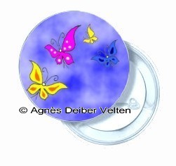 Badge papillon 10