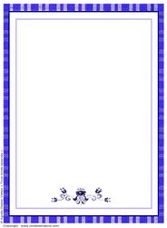 Papier à lettre a