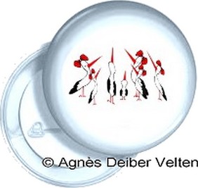 Badge Alsace 04 cigogne group