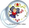 Badge Alsace 14 emil bat coeur