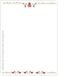 Papier à lettre f