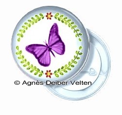 Badge papillon 01