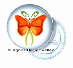 Badge papillon 06